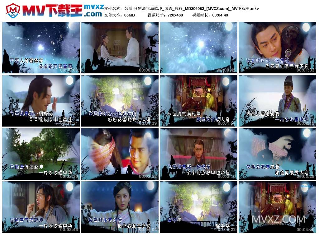 韩磊-只留清气满乾坤_国语_流行_MD206082